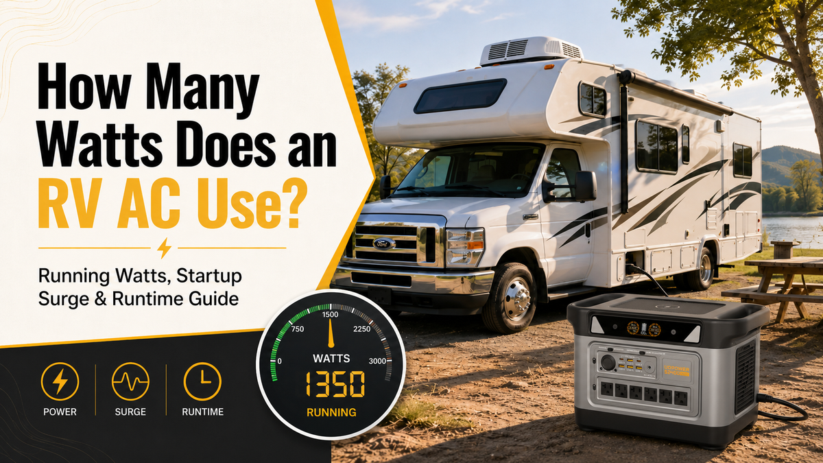 How Many Watts Does an RV AC Use