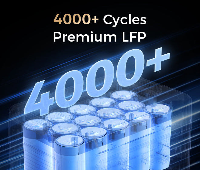 top rated portable power station 1000W with 4000+ cycles life