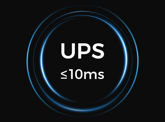 This portable power station 1000W has a UPS switching response time of less than 10ms.