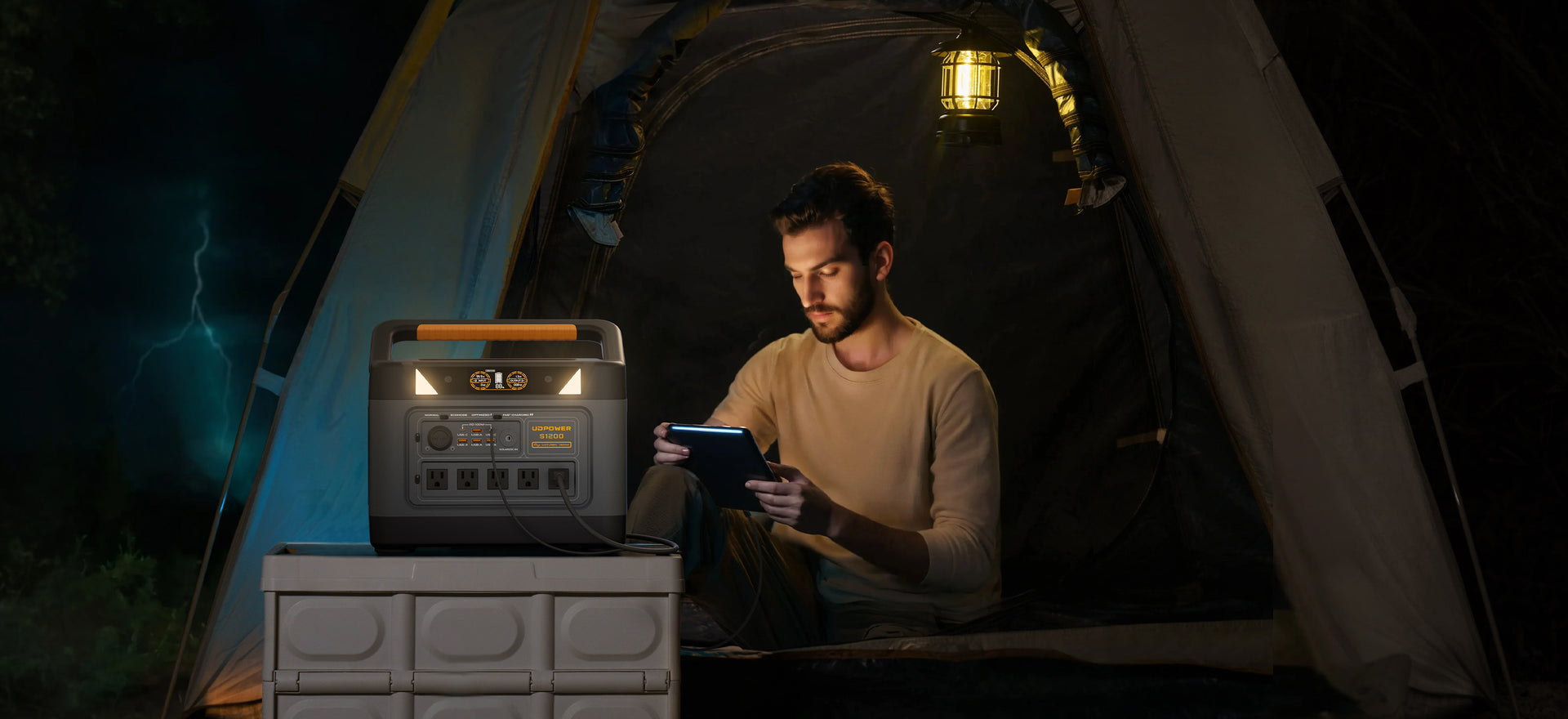 Portable power station 1000W for emergency