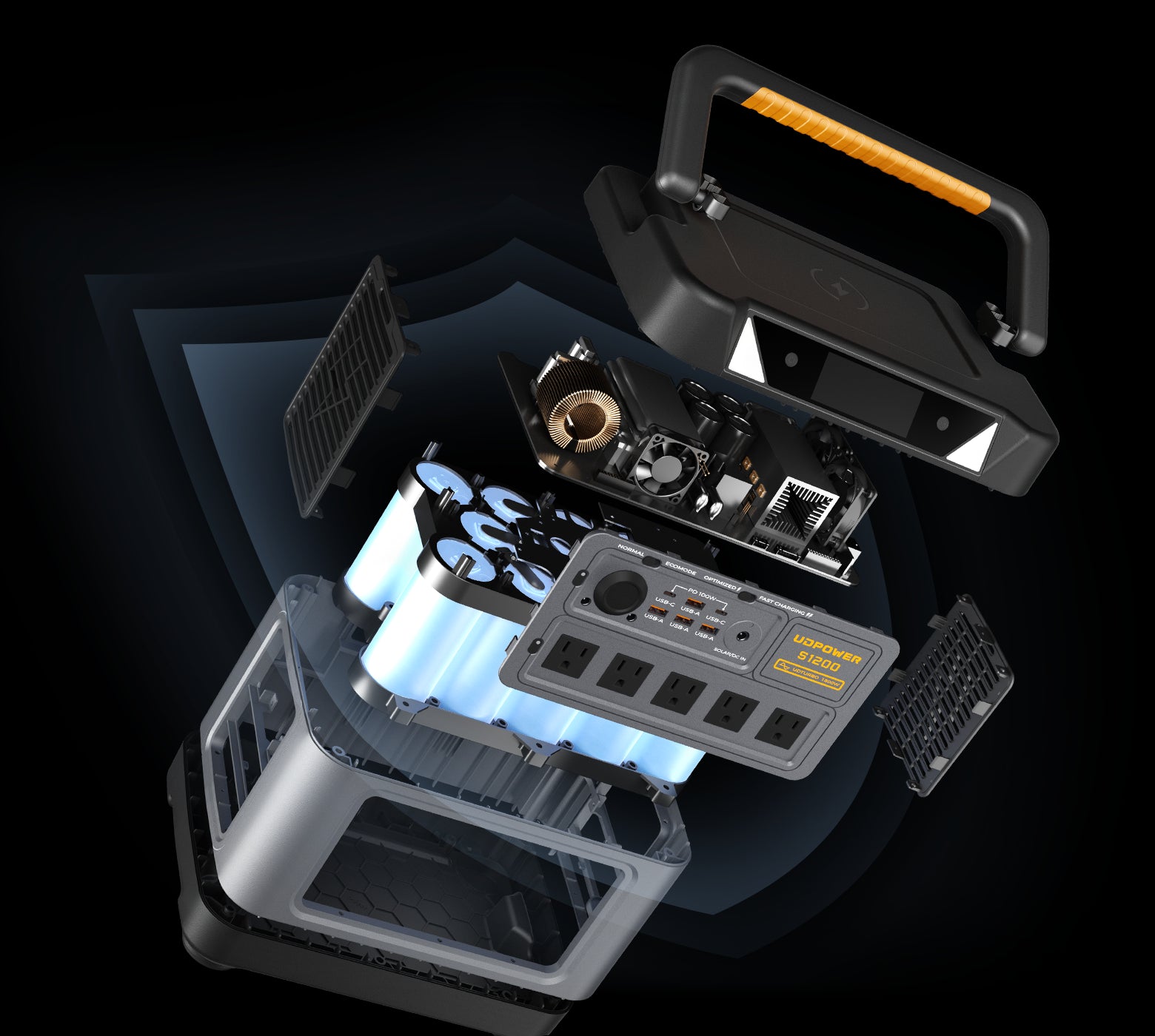 Reliable & Durable Portable Power Station 1000W