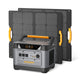 1000W solar generator with 240W solar panel 3AC-Outlet