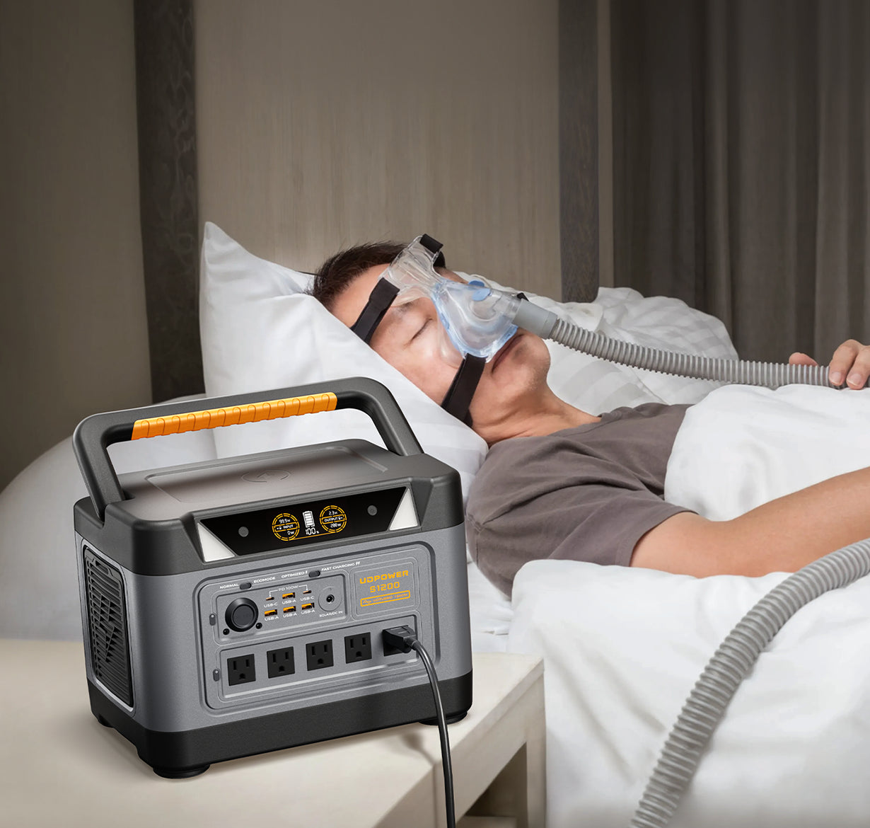 quiet portable power station 1000W for CPAP