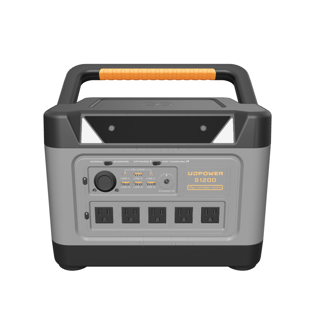 portable power station 1000W 3D model
