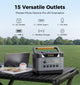portable power station 1000W  with AC and DC output