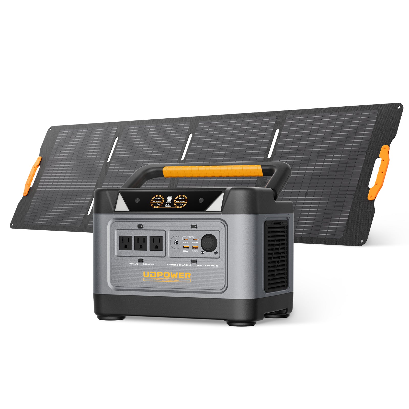 solar generator with 210W solar panel