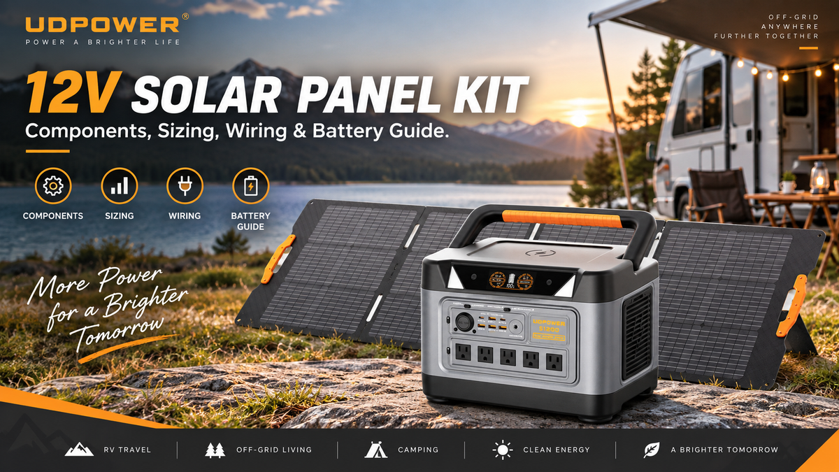 12V Solar Panel Kit