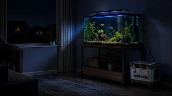 Aquarium Power Outage Backup