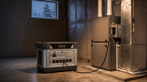 Backup Generator for a Gas Furnace
