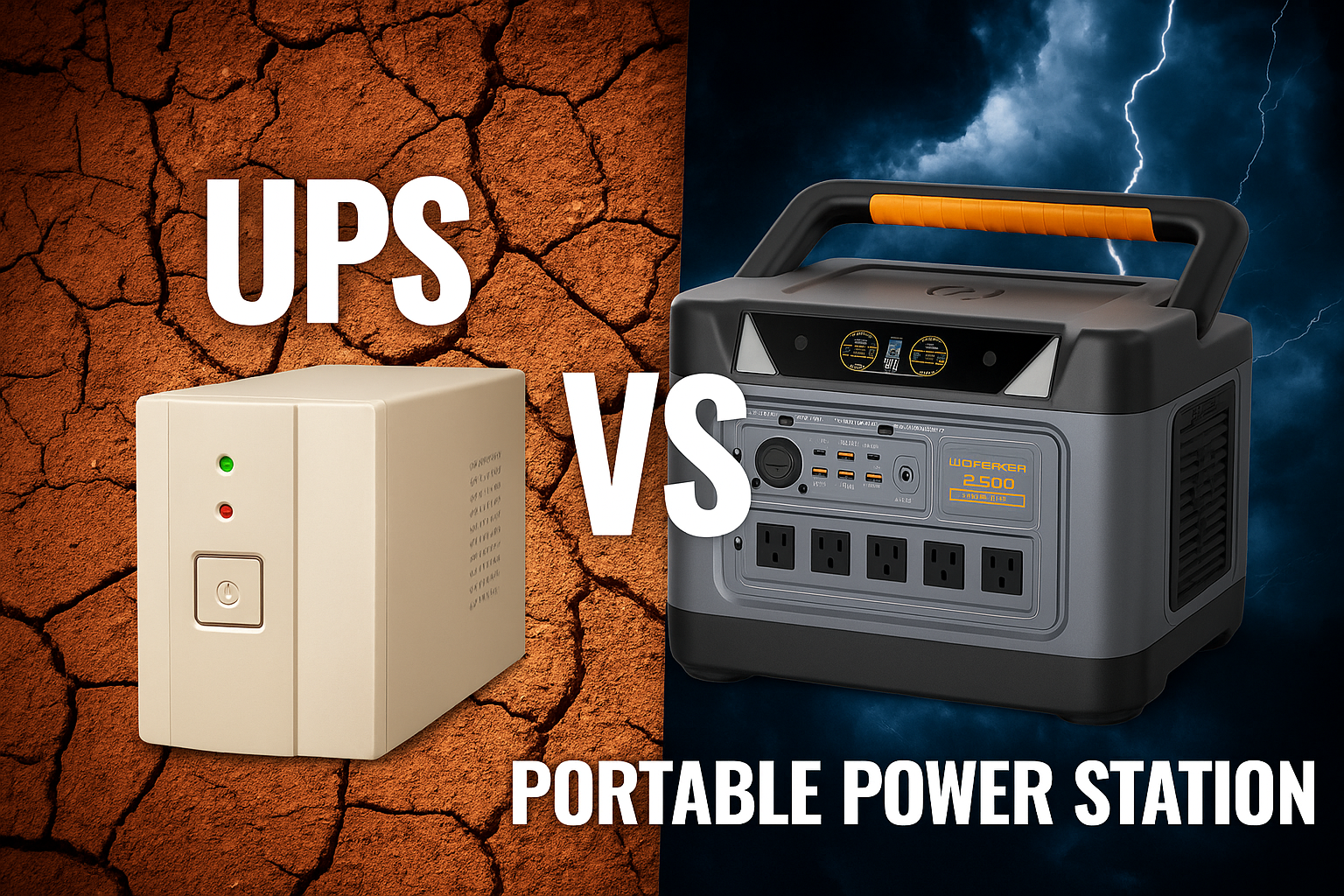 Which is Better – UPS or Portable Power Station?