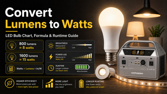 Convert Lumens to Watts