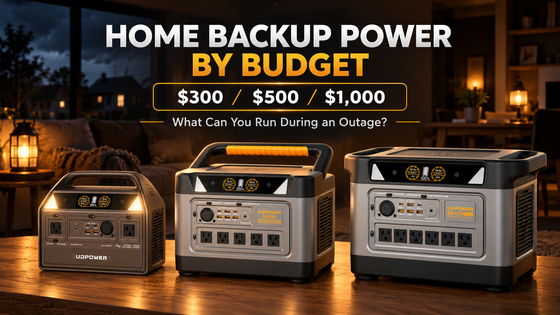 Home Backup Power by Budget