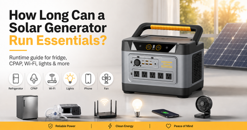 How Long Can a Solar Generator Run Essentials