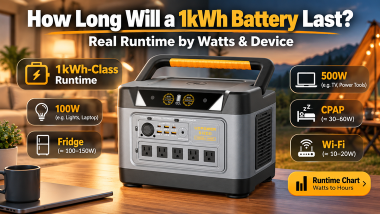 How Long Will a 1kWh Battery Last