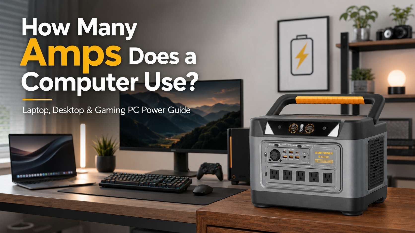How Many Amps Does a Computer Use? Laptop, Desktop & Gaming PC Guide ...