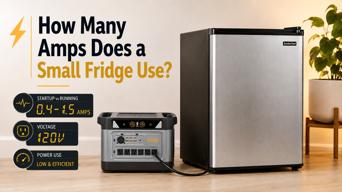 How Many Amps Does a Small Fridge Draw?