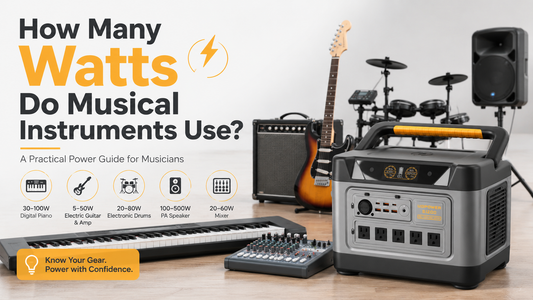 How Many Watts Do Musical Instruments Use