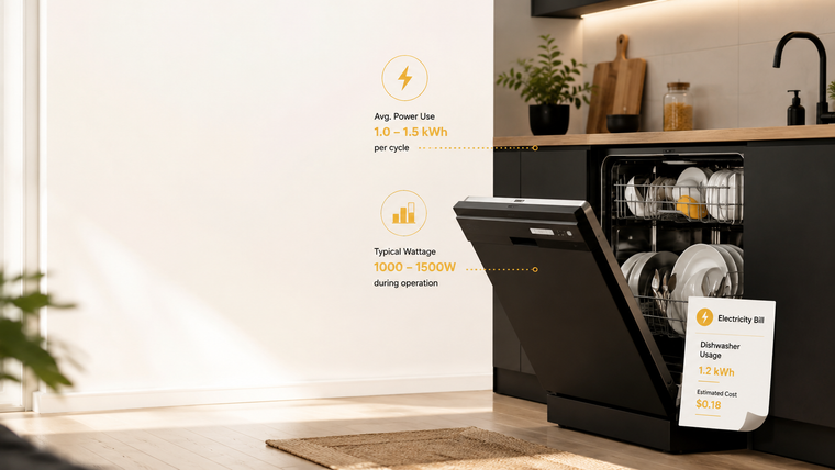 How Many Watts Does a Dishwasher Use