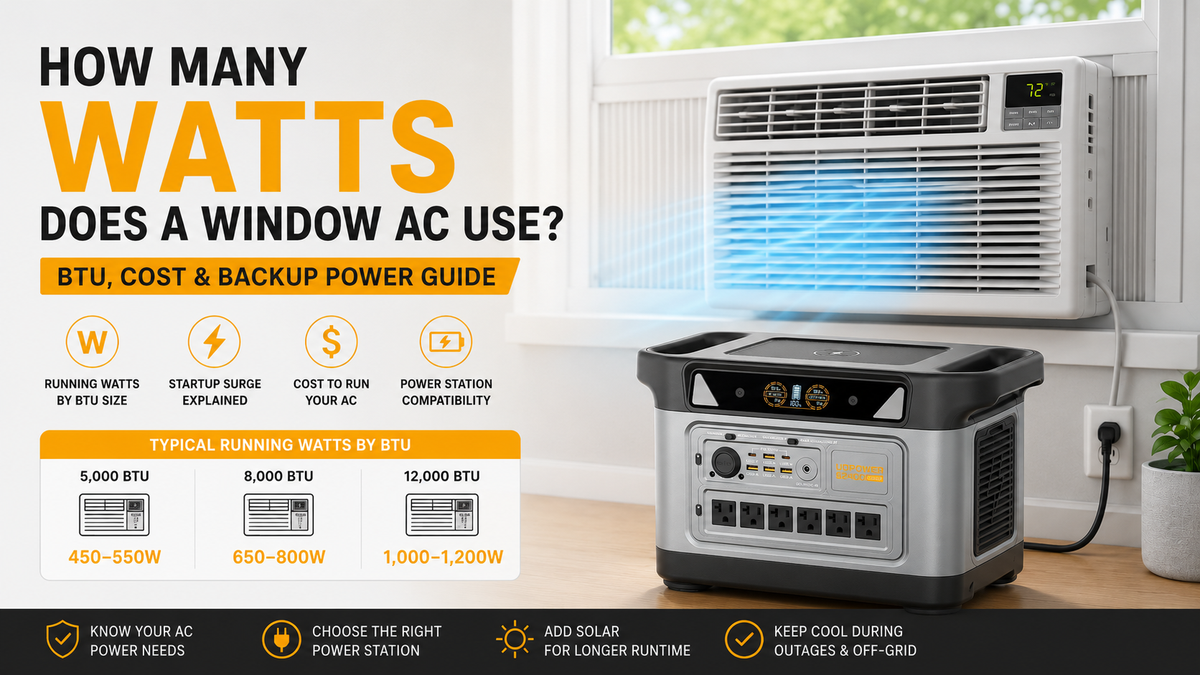 How Many Watts Does a Window AC Use