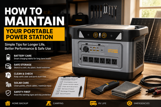 How to Maintain Your Portable Power Station