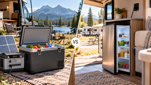 Outdoor 12V Cooler vs RV Refrigerator
