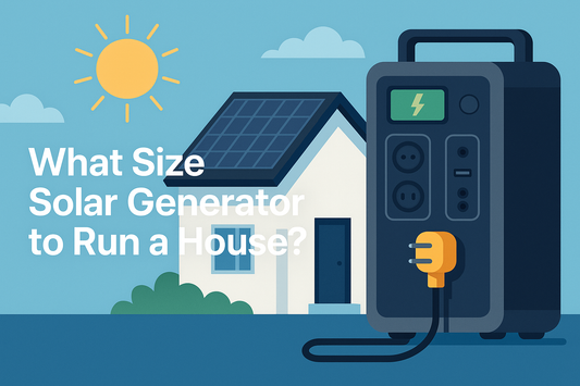 What Size Solar Generator Do You Need to Power a House? | Complete Guide with Charts