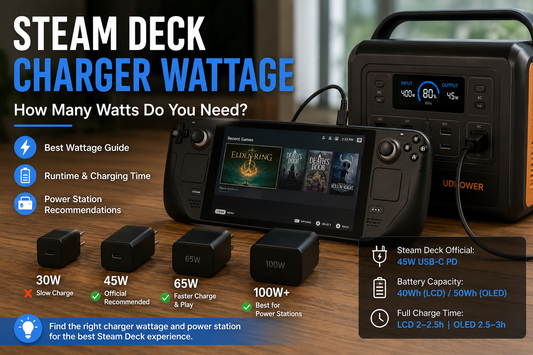 Steam Deck Charger Wattage