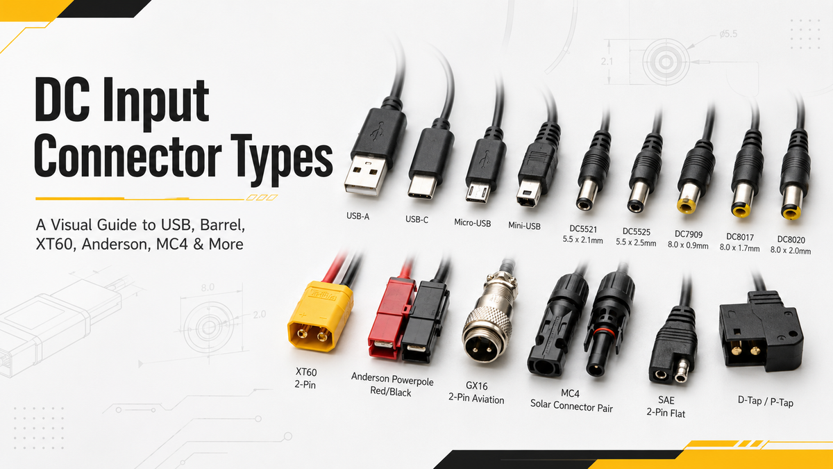 The Complete Guide to DC Input Connector Types