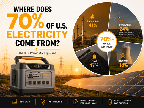 Where Does 70% of U.S. Electricity Come From? | U.S. Power Sources Explained