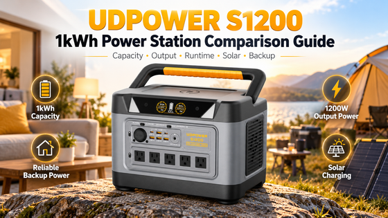 UDPOWER S1200 vs. Jackery Explorer 1000 v2 & 1000 Plus
