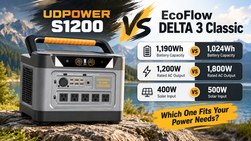 UDPOWER S1200 vs EcoFlow DELTA 3