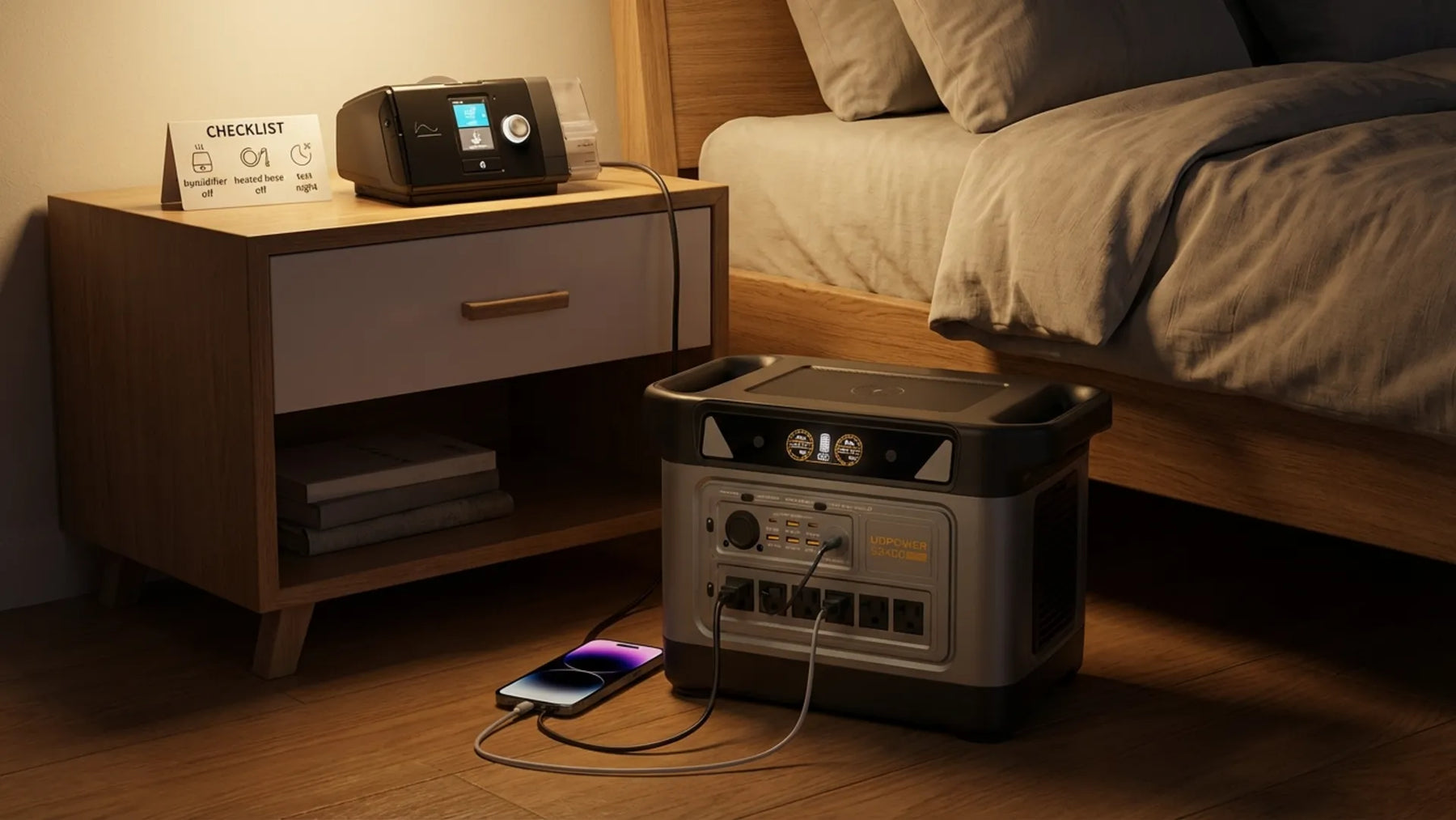 CPAP Battery Backup During a Power Outage: Setup, Humidifier Tips, and Runtime Planning