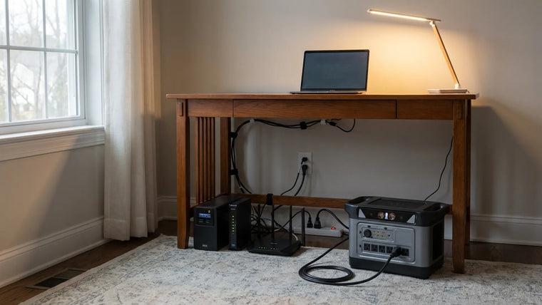 Portable Power Station vs UPS for Home Backup