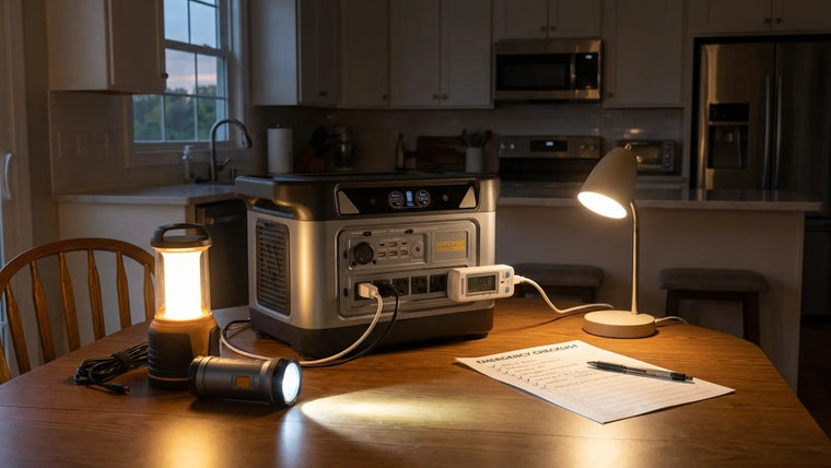 Portable Power Station Runtime Planning for Outages (Priority Loads + Tables)