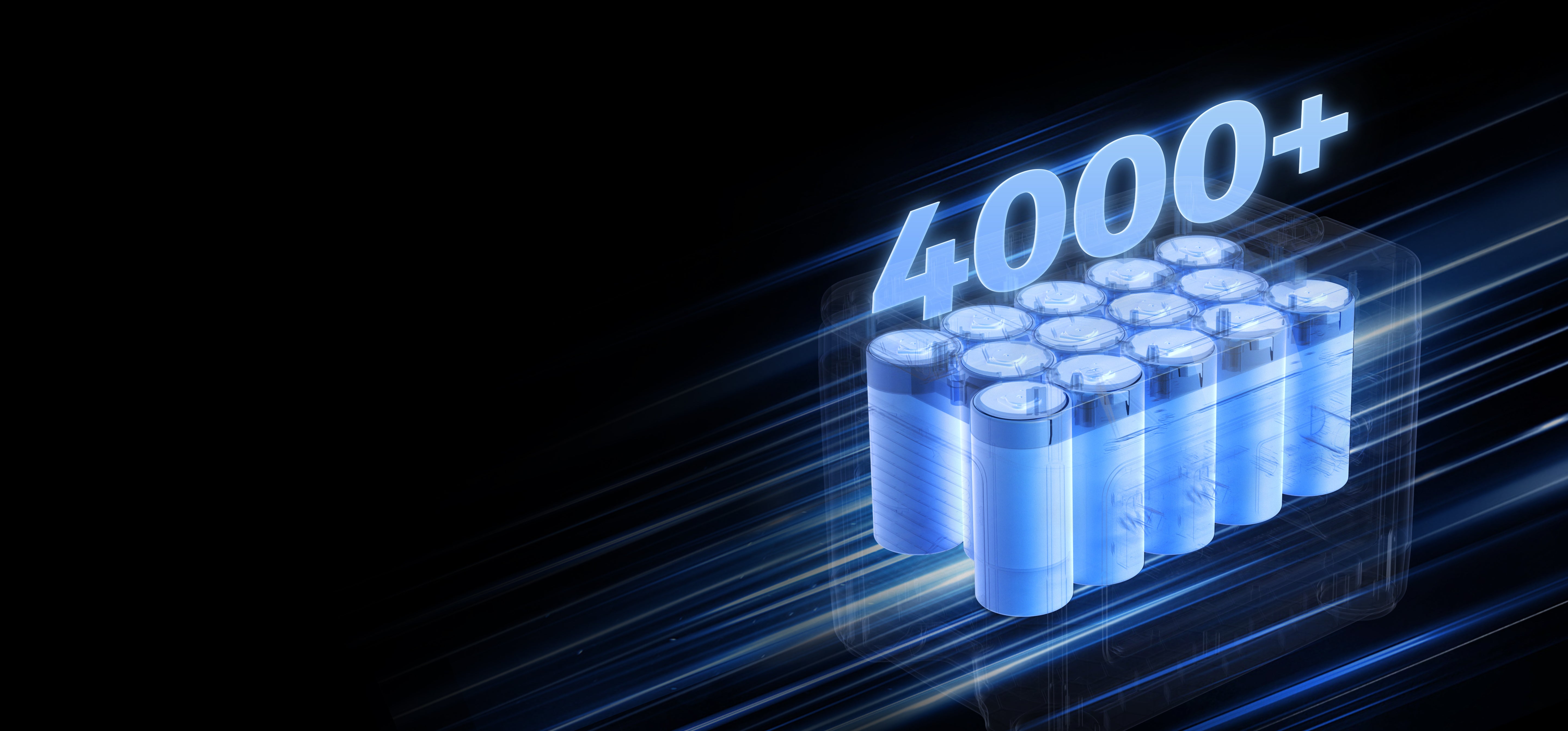 Portable power station with LiFePO4 battery cell, 4000+ Cycle Life