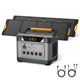 1200W solar generator with 240W solar panel