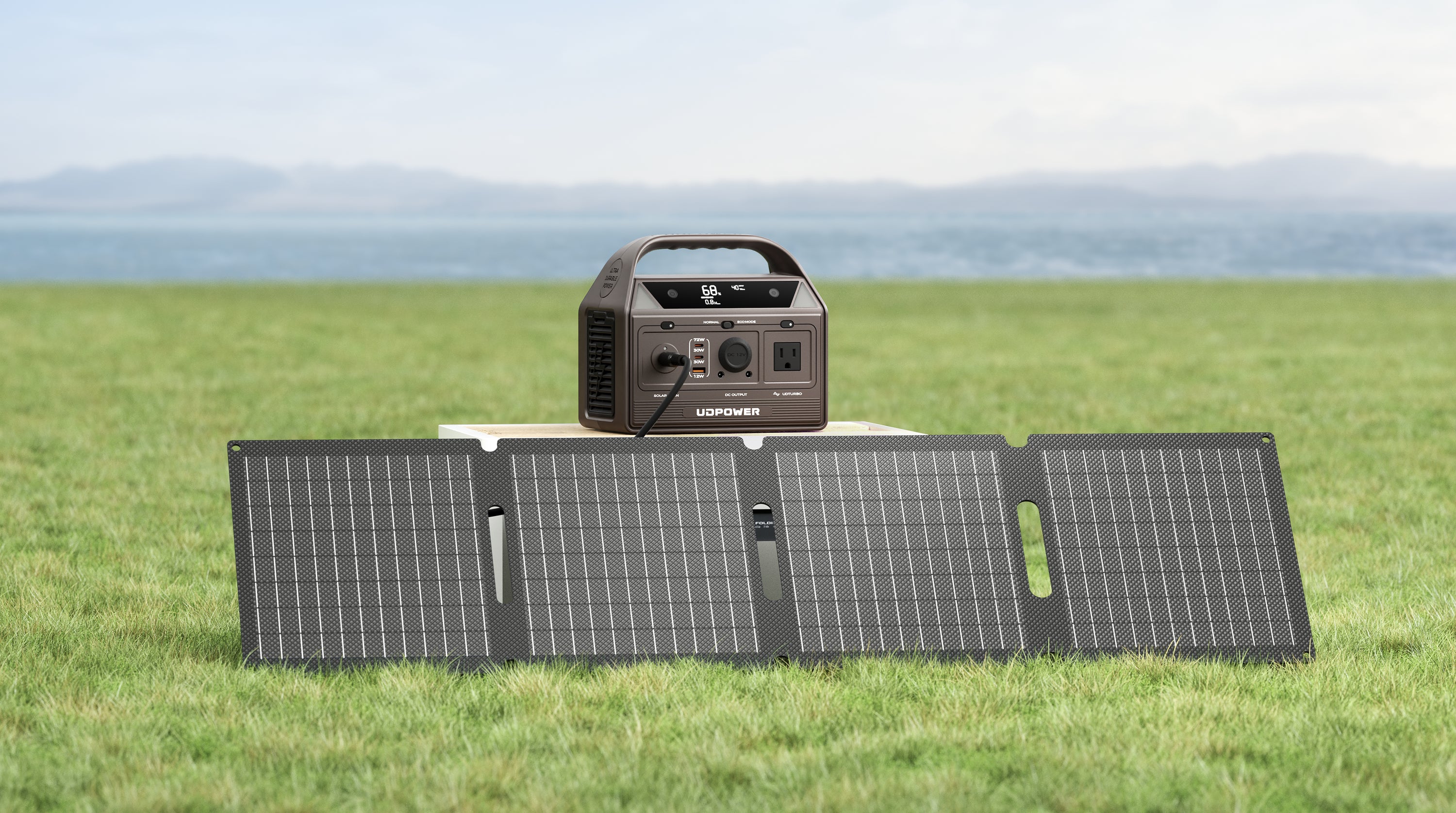 support 120W max solar charging input