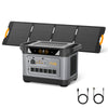 2000W-class solar generator with 210W solar panel