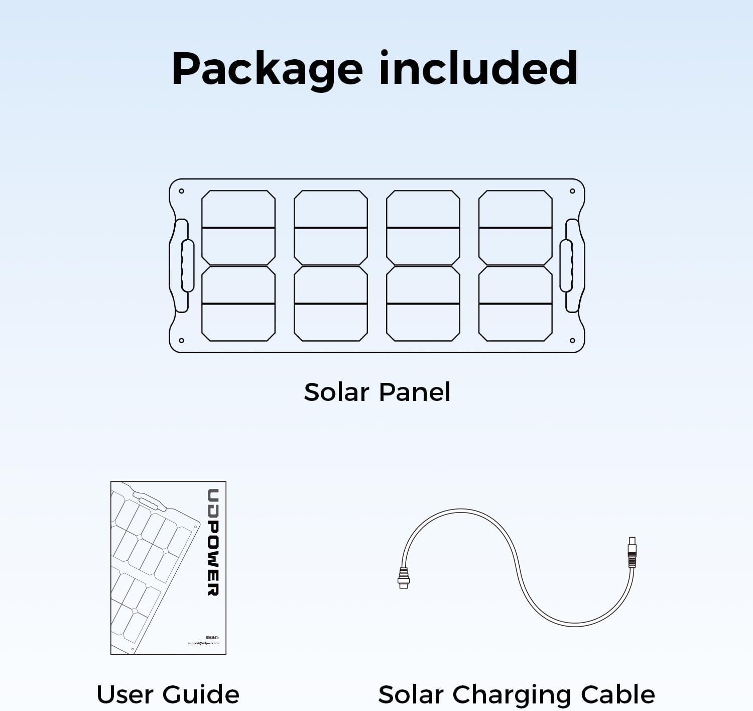 210W Portable Foldable Solar Panel for Camping, RV, Home Use