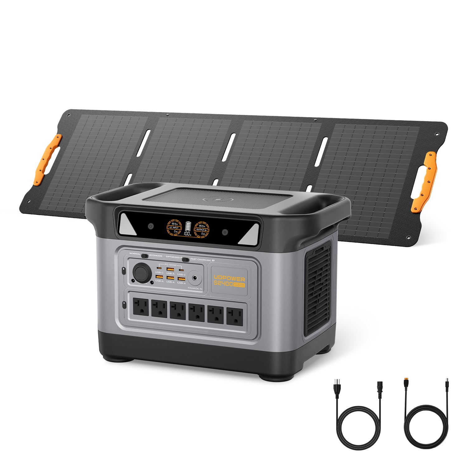 3000W solar generator with 120W solar panel