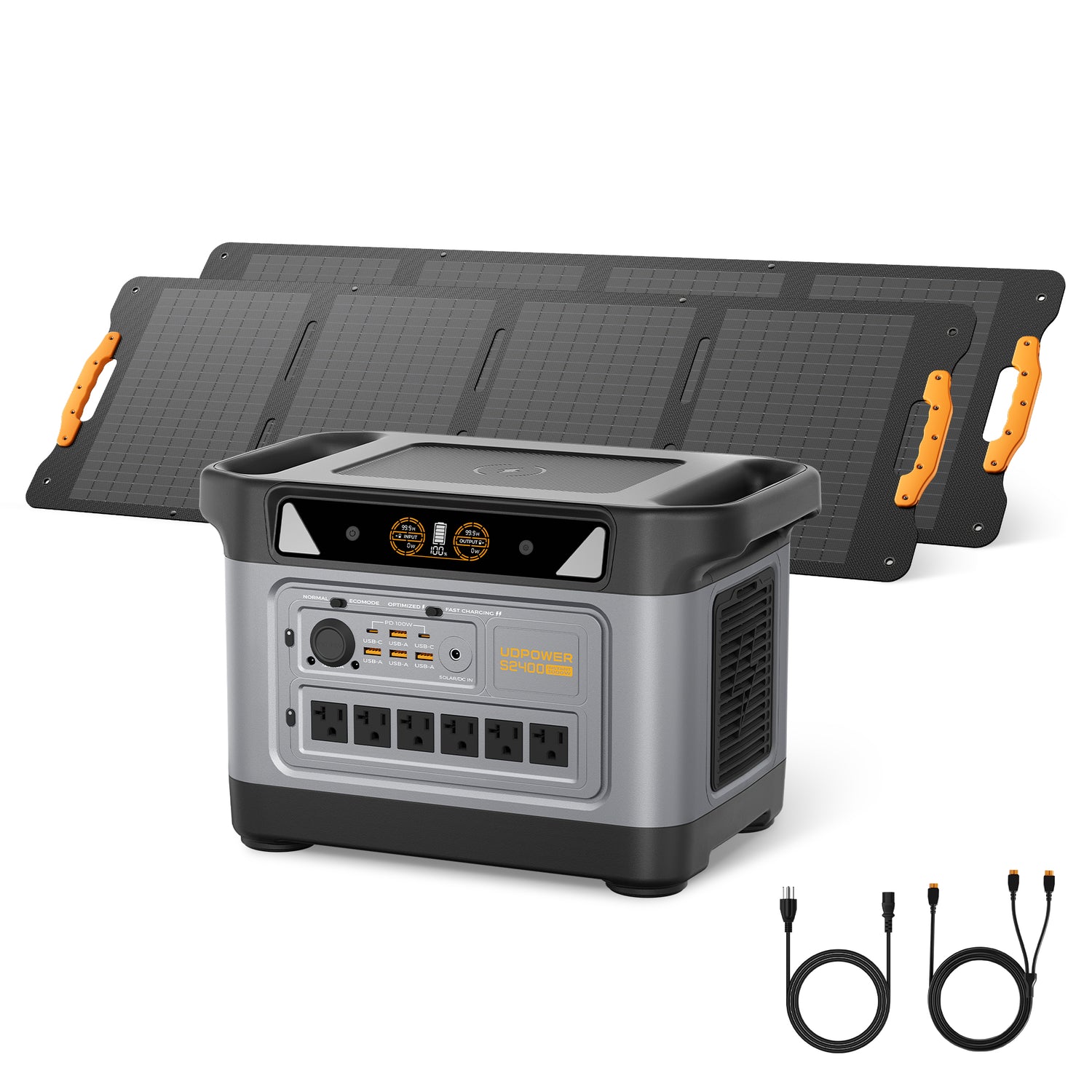 3000W solar generator with 240W solar panel