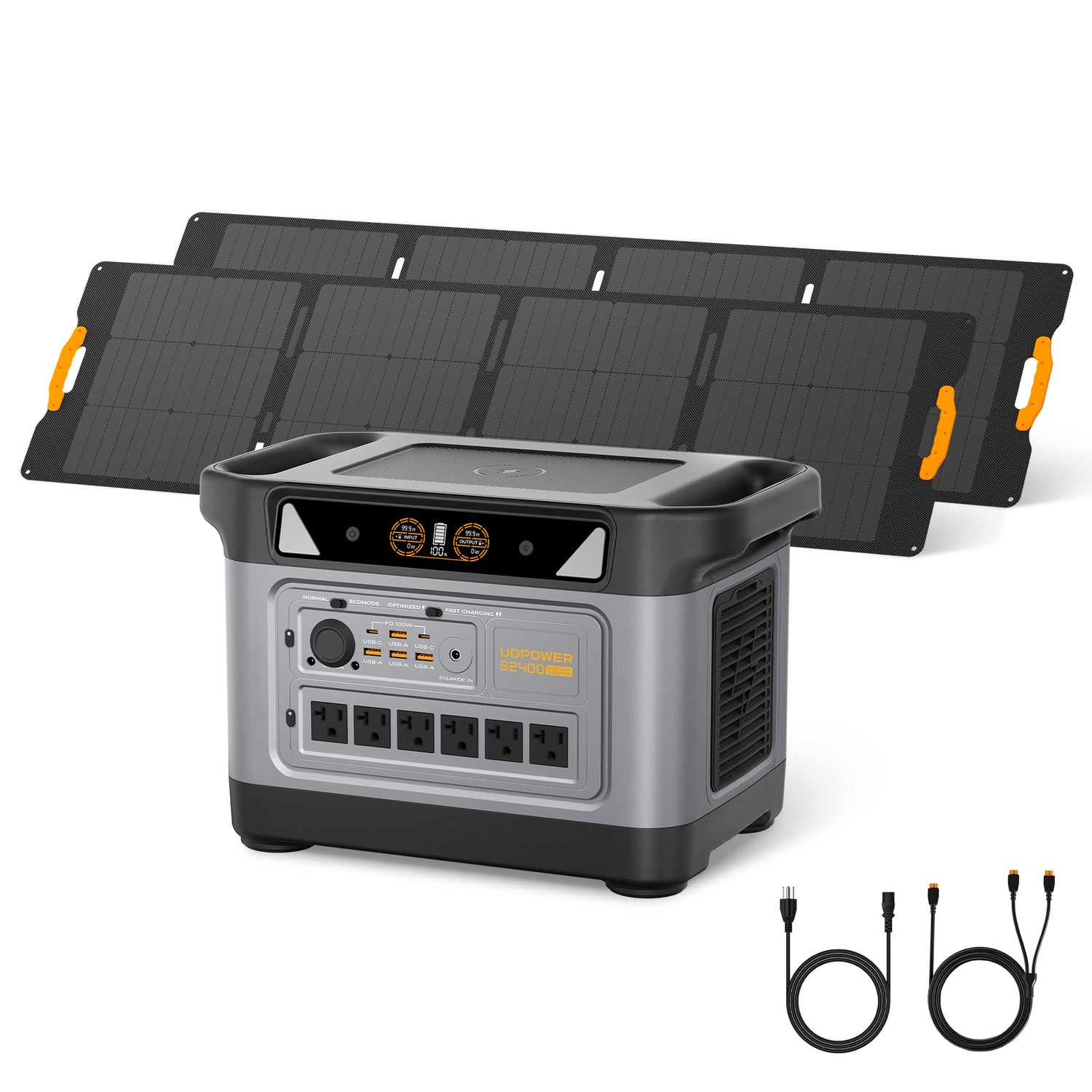 3000W solar generator with 420W solar panel
