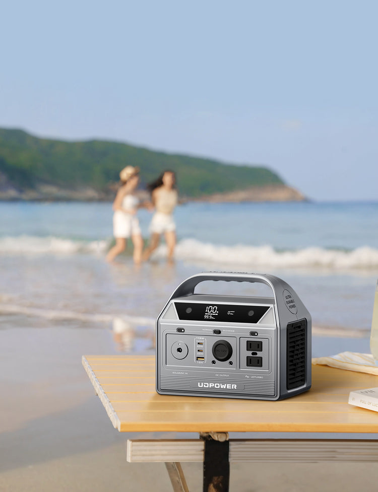400W portable power station with 45° Ergonomic LCD Screen