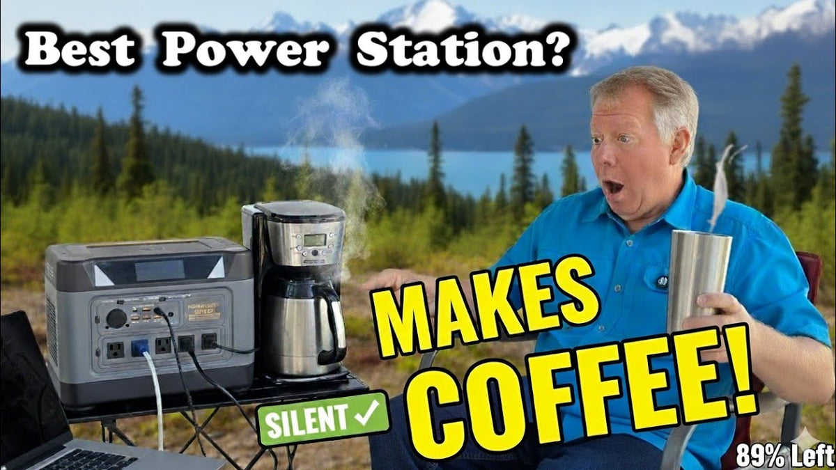 Best Portable Power Station for RV Camping? UD Power S1200 Review (Coffee Test!)