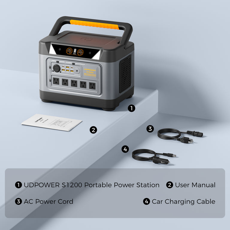 UDPOWER S1200 Packaging List