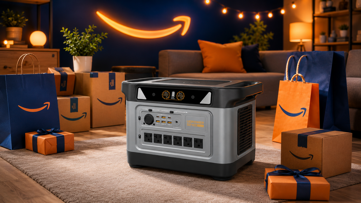 UDPOWER S2400 portable power station featured during the 2026 Prime Day Sale