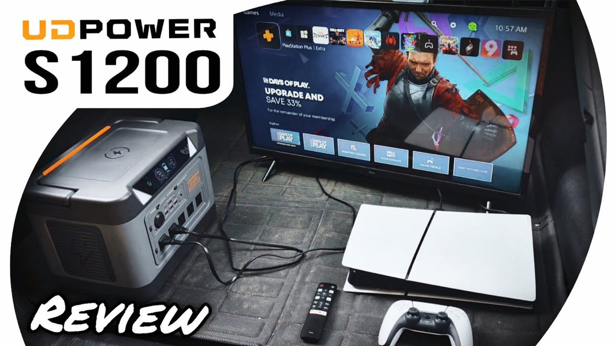 Power On The Go! ⚡ UDPOWER S1200 Portable Power Station Review