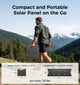 120W portable solar panel