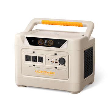 UDPOWER S1200 portable power station 3-AC outlet version white color