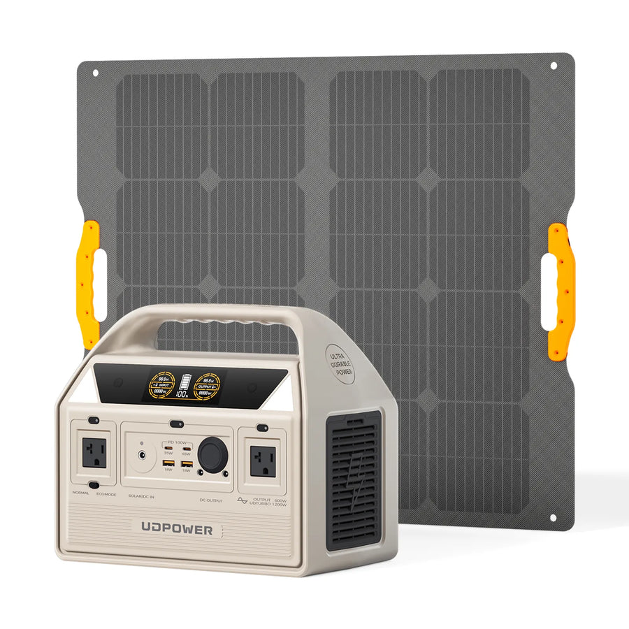 UDPOWER C600 portable power station for weekend camping